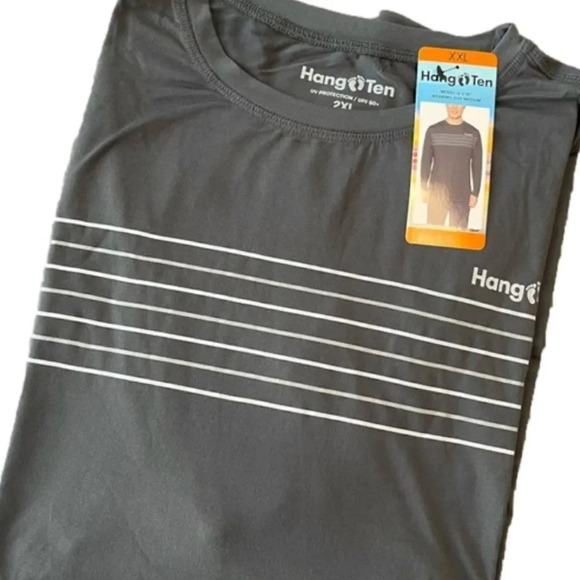 Hang Ten Men’s Long Sleeve Sun Tee Size XXL NWT - Picture 3 of 4